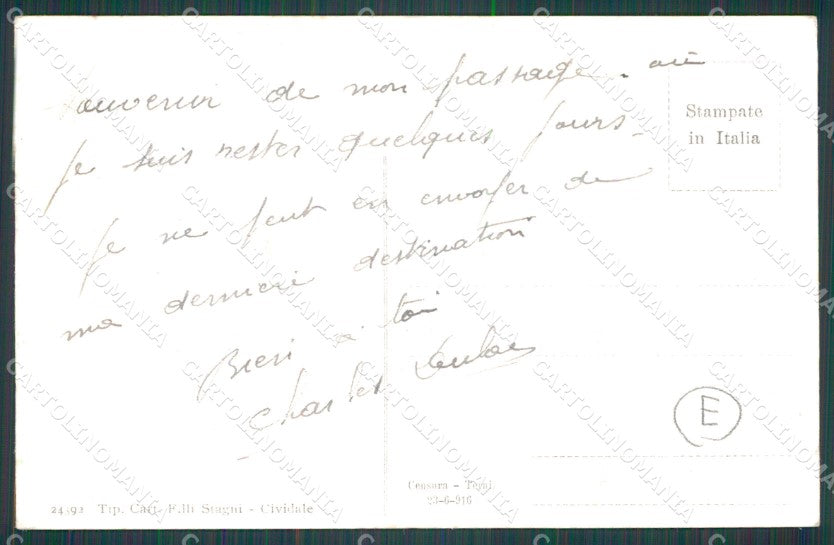 Udine Cividale cartolina QT2975 – retro