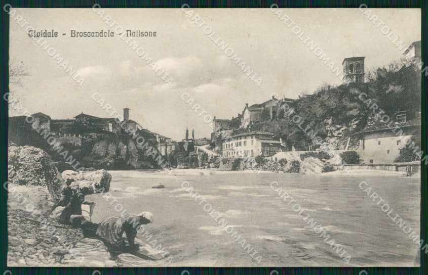 Udine Cividale Broscandola Lavandaie cartolina QT2976 – fronte
