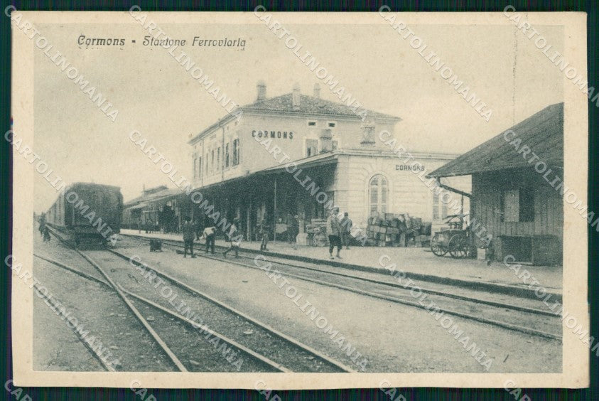 Gorizia Cormons Stazione Treno cartolina QT2992 – fronte