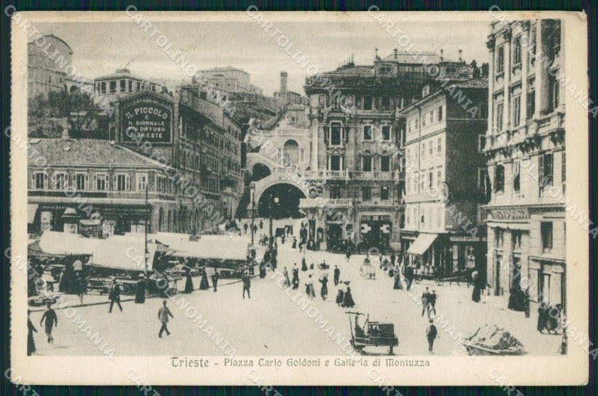 Trieste Città Mercato cartolina QT3003 – fronte