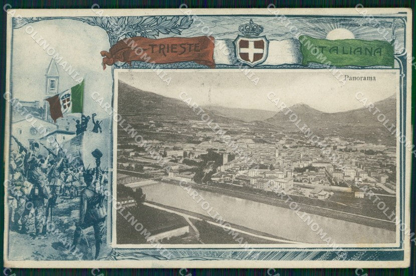 Trieste Città Militare cartolina QT3011 – fronte