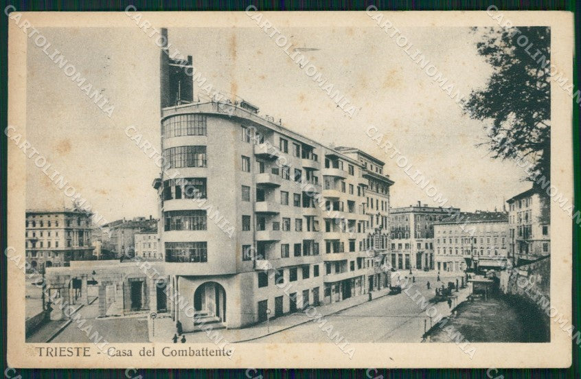 Trieste Città Casa del Combattente STRAPPINO cartolina QT3021 – fronte