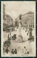 Trieste Città Borsa Tram Carrozze Foto cartolina QT3034 – fronte