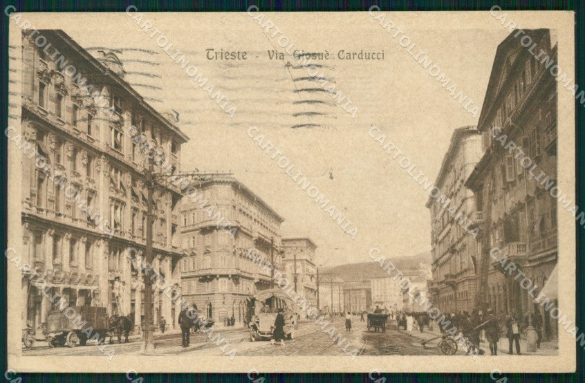 Trieste Città Corriera cartolina QT3040 – fronte