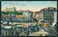 Trieste Città Mercato Tram cartolina QT3058 – fronte