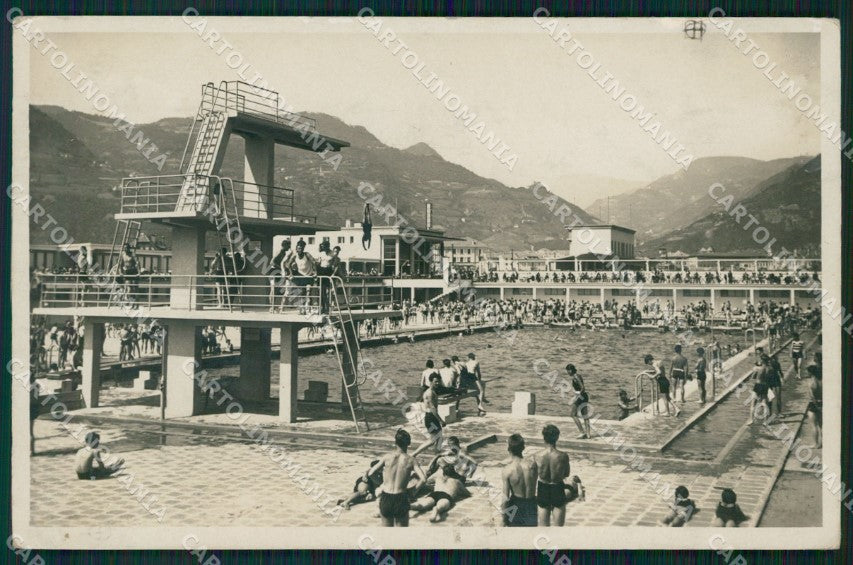 Bolzano Città Lido di COLLA Foto cartolina QT3089 – fronte