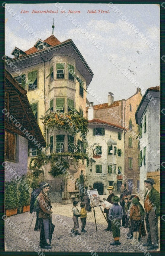 Bolzano Città Pittore cartolina QT3092 – fronte