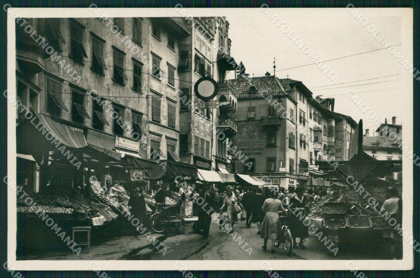 Bolzano Città Mercato Foto cartolina QT3096 – fronte