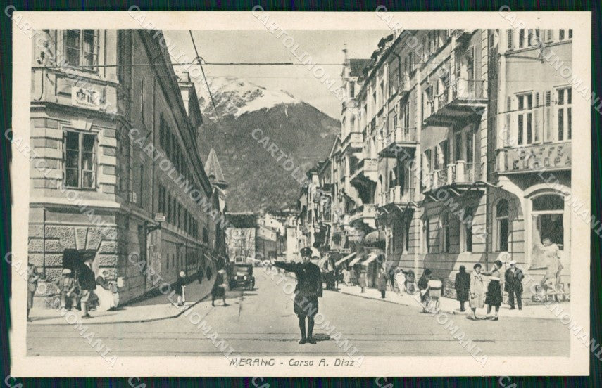 Bolzano Merano Vigile cartolina QT3102 – fronte