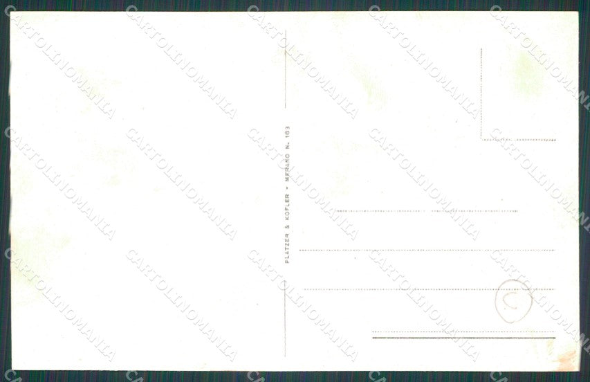 Bolzano Merano Vigile cartolina QT3102 – retro