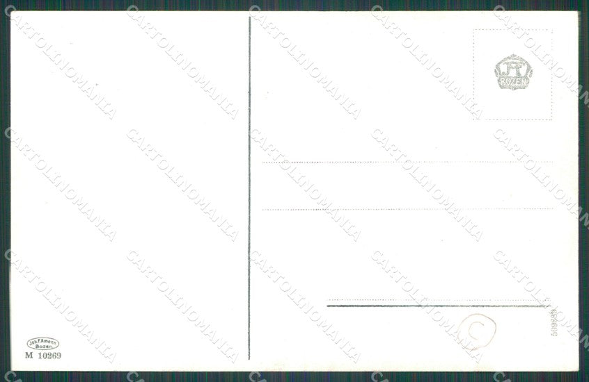 Bolzano Merano Costumi cartolina QT3103 – retro
