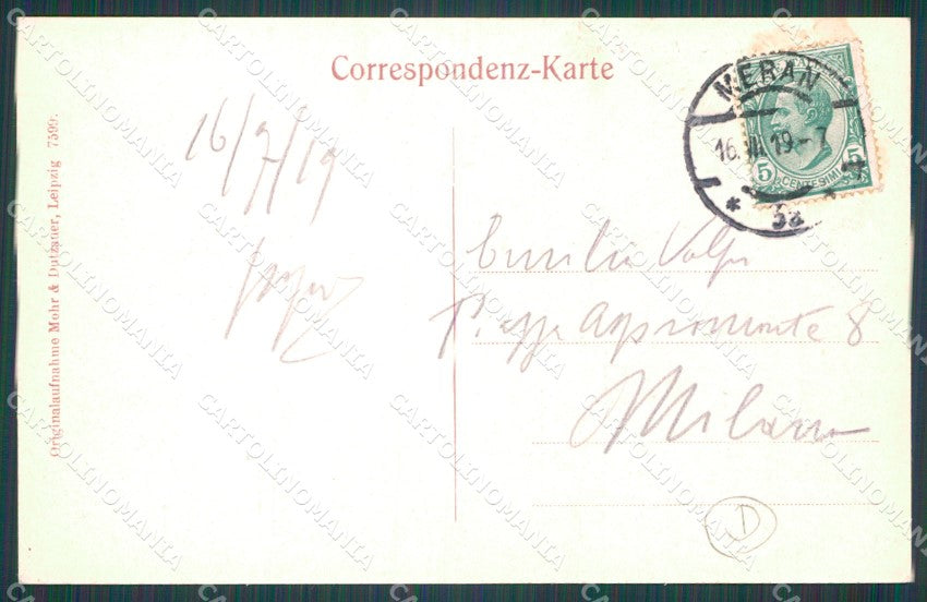 Bolzano Merano cartolina QT3106 – retro