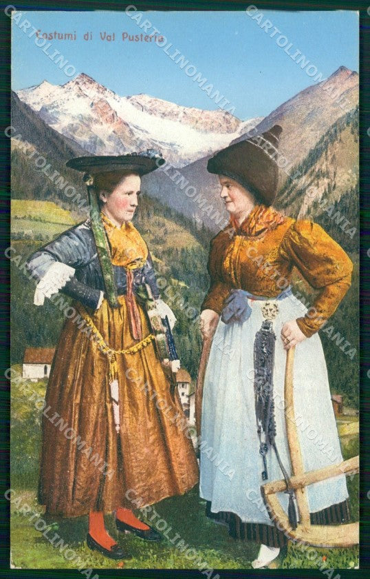 Bolzano Val Pusteria Costumi cartolina QT3115 – fronte