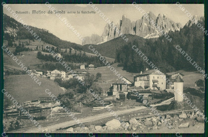 Bolzano Funes Furchetta cartolina QT3120 – fronte