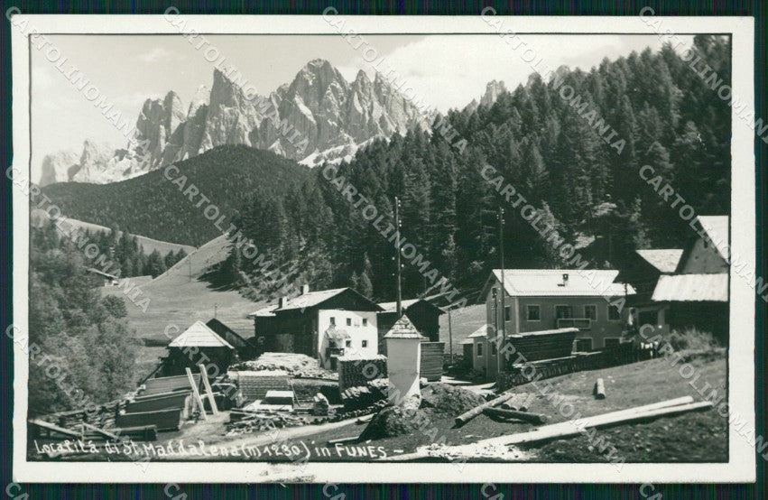 Bolzano Funes Santa Maddalena di Foto cartolina QT3123 – fronte