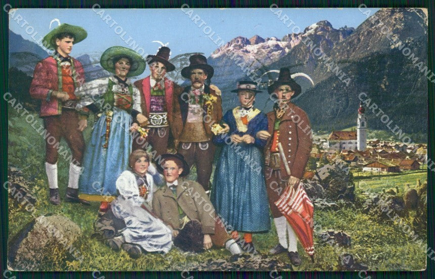 Bolzano Val Pusteria Costumi cartolina QT3133 – fronte