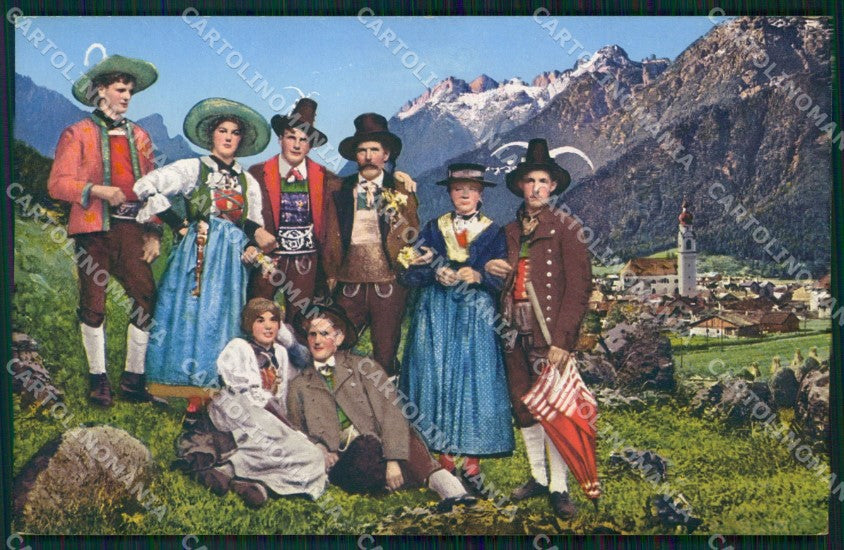 Bolzano Val Pusteria Costumi cartolina QT3134 – fronte