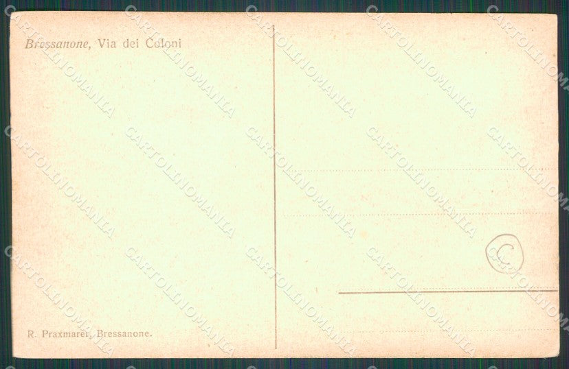 Bolzano Bressanone cartolina QT3140 – retro