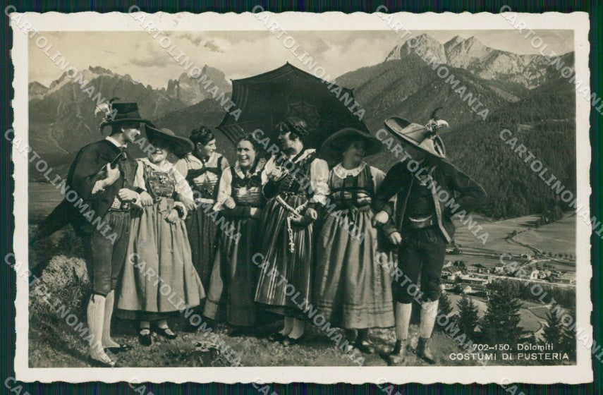 Bolzano Val Pusteria Costumi Foto cartolina QT3141 – fronte