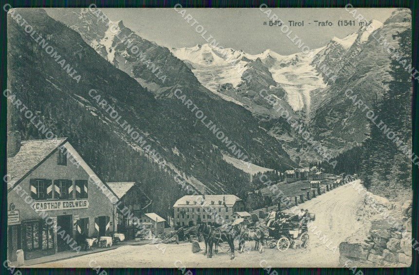 Bolzano Stelvio Trafoi Diligenza cartolina QT3151 – fronte
