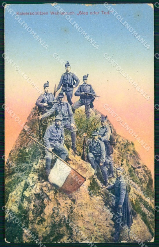 Trento Militari cartolina QT3152 – fronte