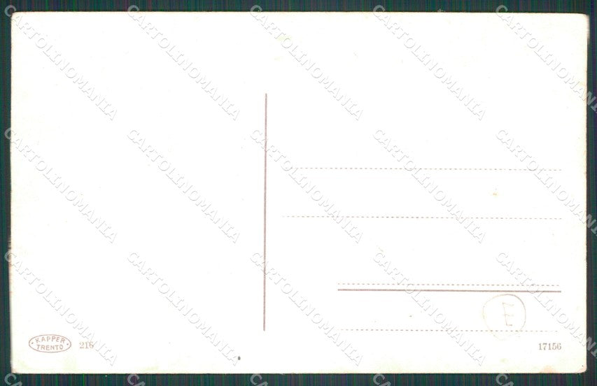 Trento Militari cartolina QT3152 – retro