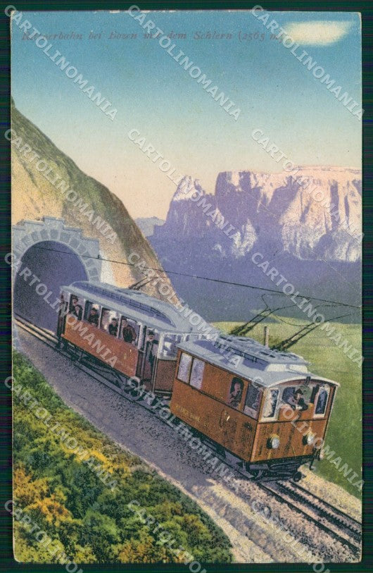 Bolzano Castelrotto Siusi allo Sciliar Treno cartolina QT3155 – fronte