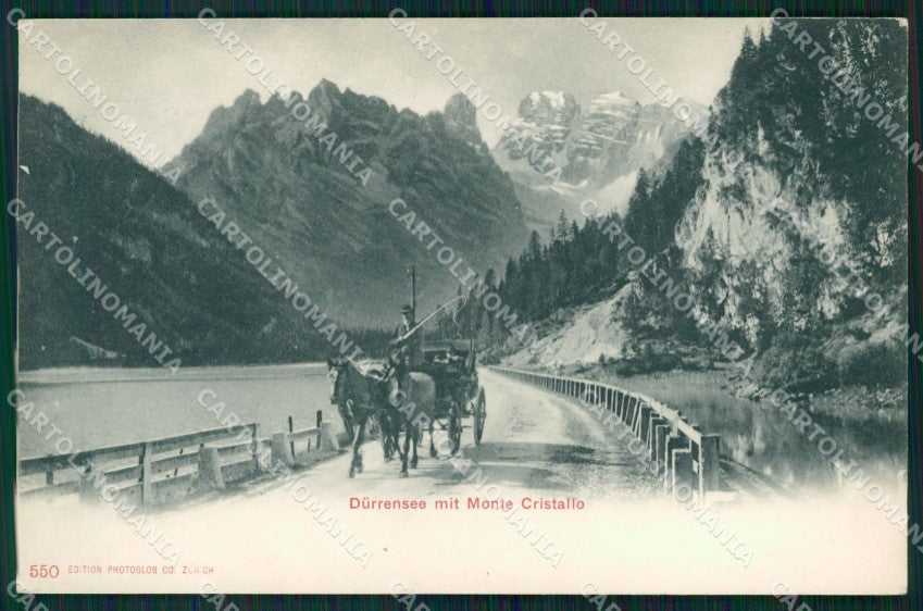 Belluno Monte Cristallo Diligenza cartolina QT3161 – fronte