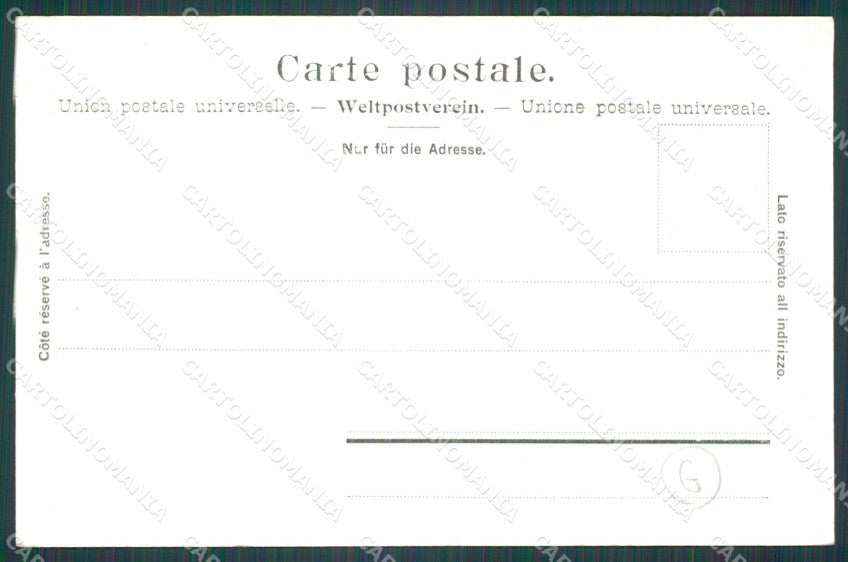 Belluno Monte Cristallo Diligenza cartolina QT3161 – retro