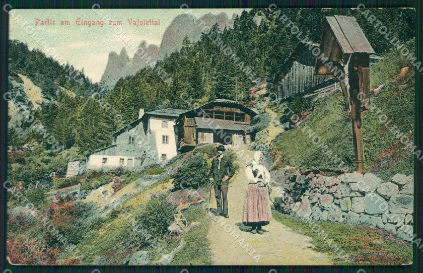 Trento Vajolettal Costumi cartolina QT3162 – fronte