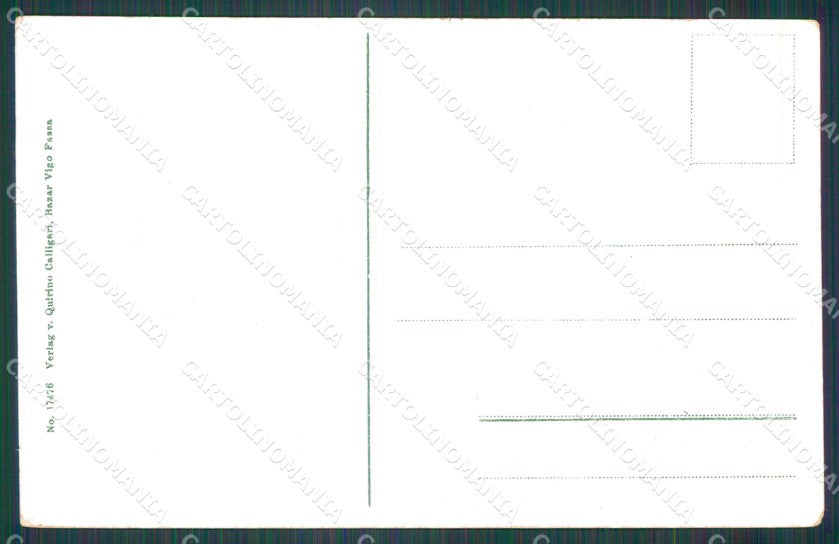 Trento Vajolettal Costumi cartolina QT3162 – retro