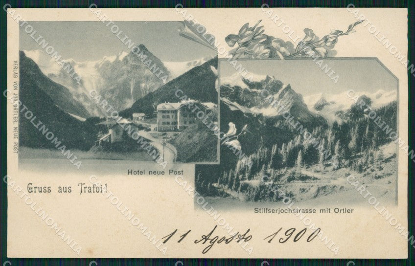 Bolzano Stelvio Trafoi Saluti da Gruss cartolina QT3164 – fronte