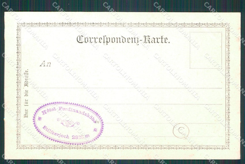 Bolzano Stelvio Trafoi Saluti da Gruss cartolina QT3164 – retro