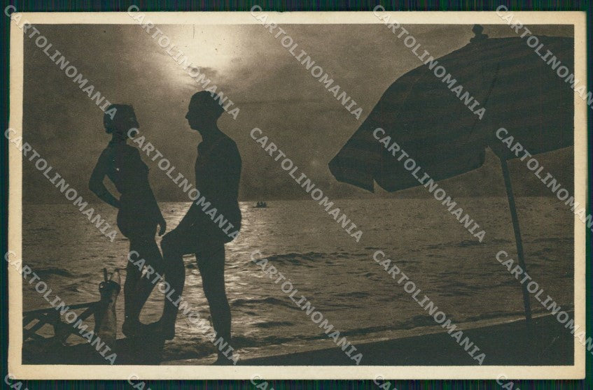 Rimini Bellaria Spiaggia PIEGHINE cartolina QT3181 – fronte