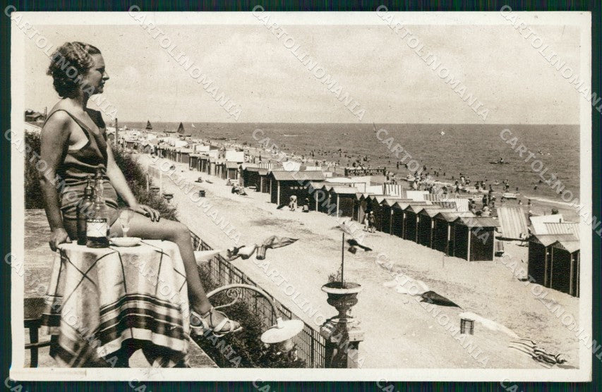 Rimini Bellaria Spiaggia Foto cartolina QT3187 – fronte