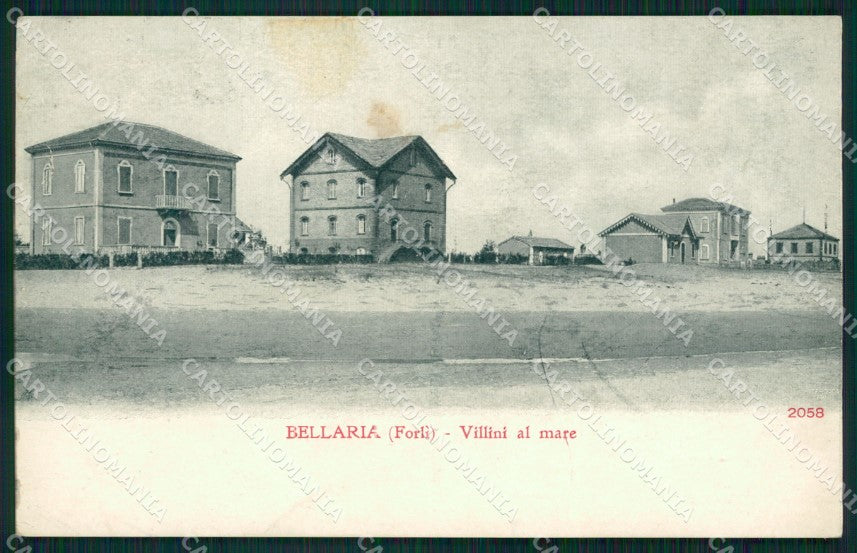 Rimini Bellaria MACCHIA cartolina QT3210 – fronte