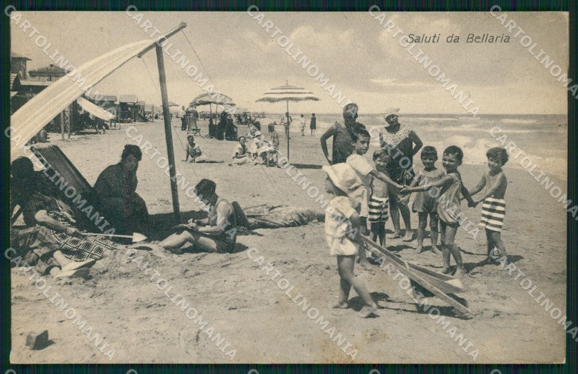Rimini Bellaria Spiaggia cartolina QT3221 – fronte