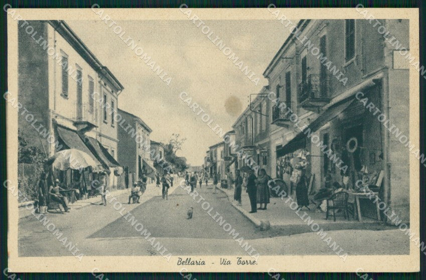 Rimini Bellaria MACCHIA cartolina QT3224 – fronte
