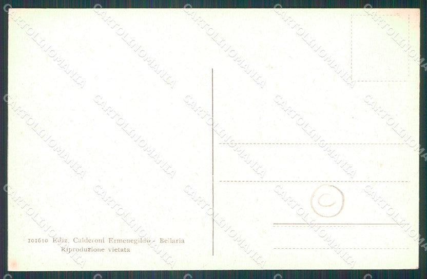 Rimini Bellaria Barca La Pesca cartolina QT3230 – retro