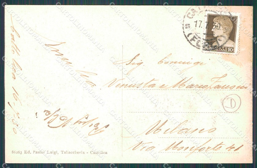 Rimini Cattolica cartolina QT3254 – retro