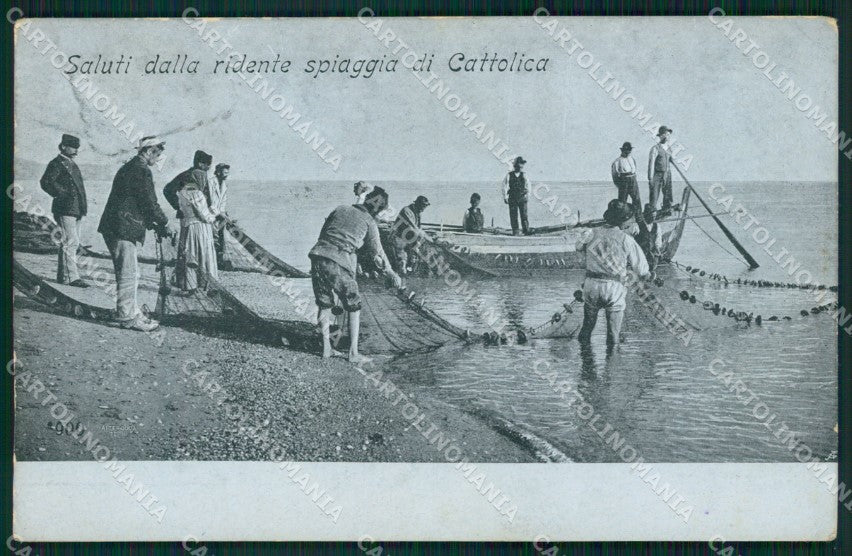 Rimini Cattolica Pescatori Alterocca 909 cartolina QT3255 – fronte