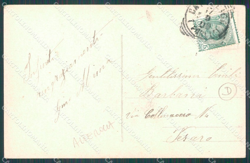 Rimini Cattolica Pescatori Alterocca 909 cartolina QT3255 – retro