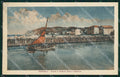 Rimini Cattolica Porto Monte Gabicce Barca cartolina QT3270 – fronte