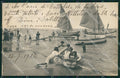 Rimini Cattolica Barche cartolina QT3276 – fronte