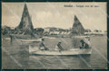 Rimini Cattolica Spiaggia Barche cartolina QT3287 – fronte