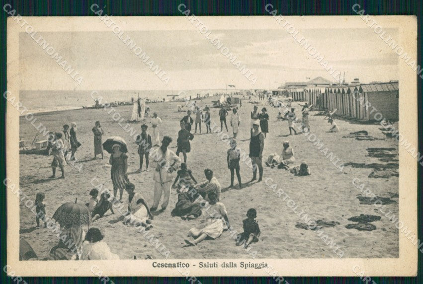 Forlì Cesenatico Spiaggia cartolina QT3314 – fronte
