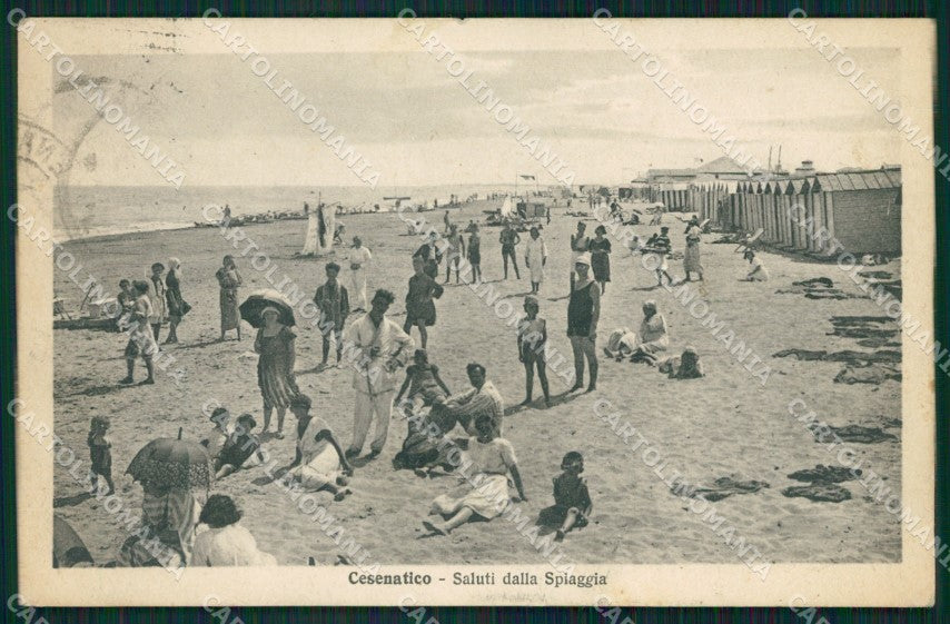 Forlì Cesenatico Spiaggia cartolina QT3315 – fronte
