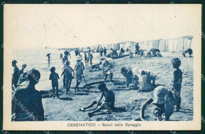 Forlì Cesenatico Spiaggia cartolina QT3318 – fronte