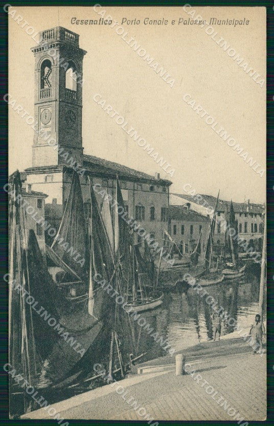 Forlì Cesenatico Porto Canale Municipio cartolina QT3322 – fronte