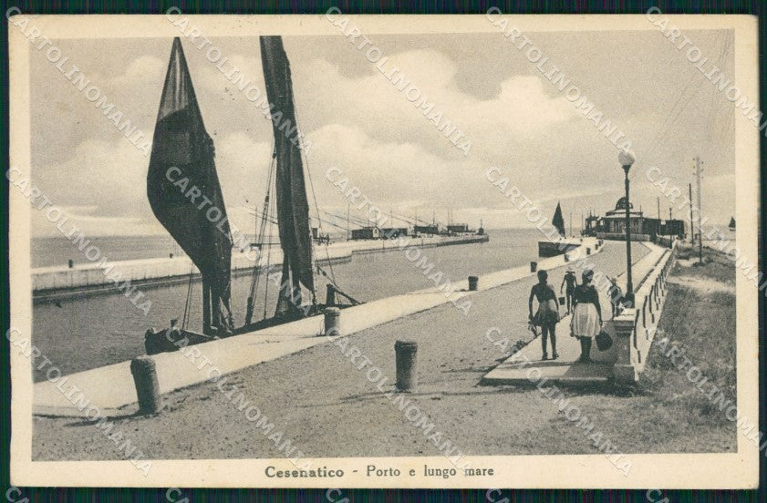 Forlì Cesenatico Porto Barche cartolina QT3324 – fronte